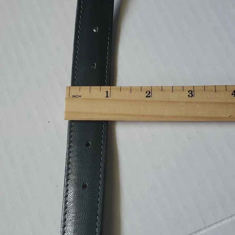Snakeskin Genuine Leather Belt  sz 38 - Picture 8 of 13